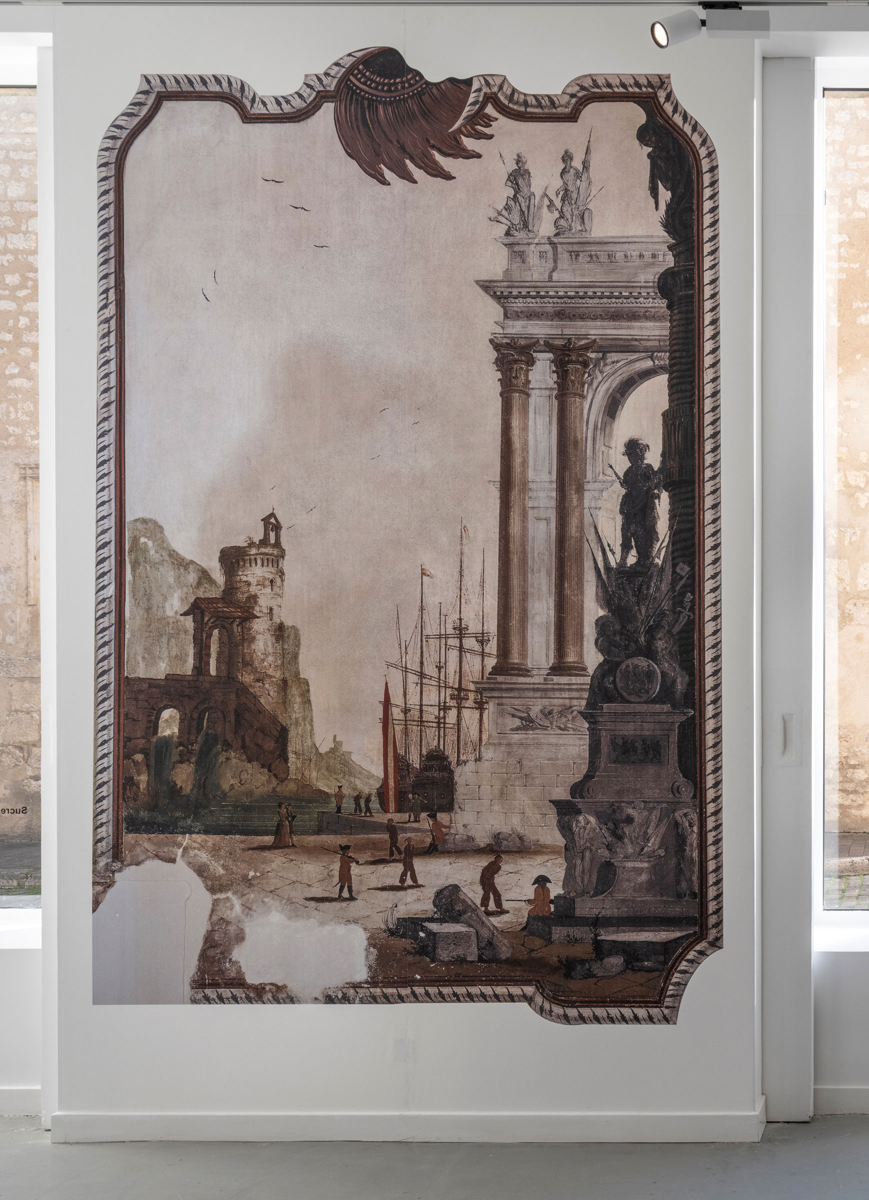 01. Focus grupa, Installation image of Vedutas from the palace of the Privileged 